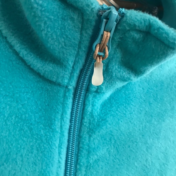 Woolrich petite fleece jacket turquoise blue - Picture 3 of 9